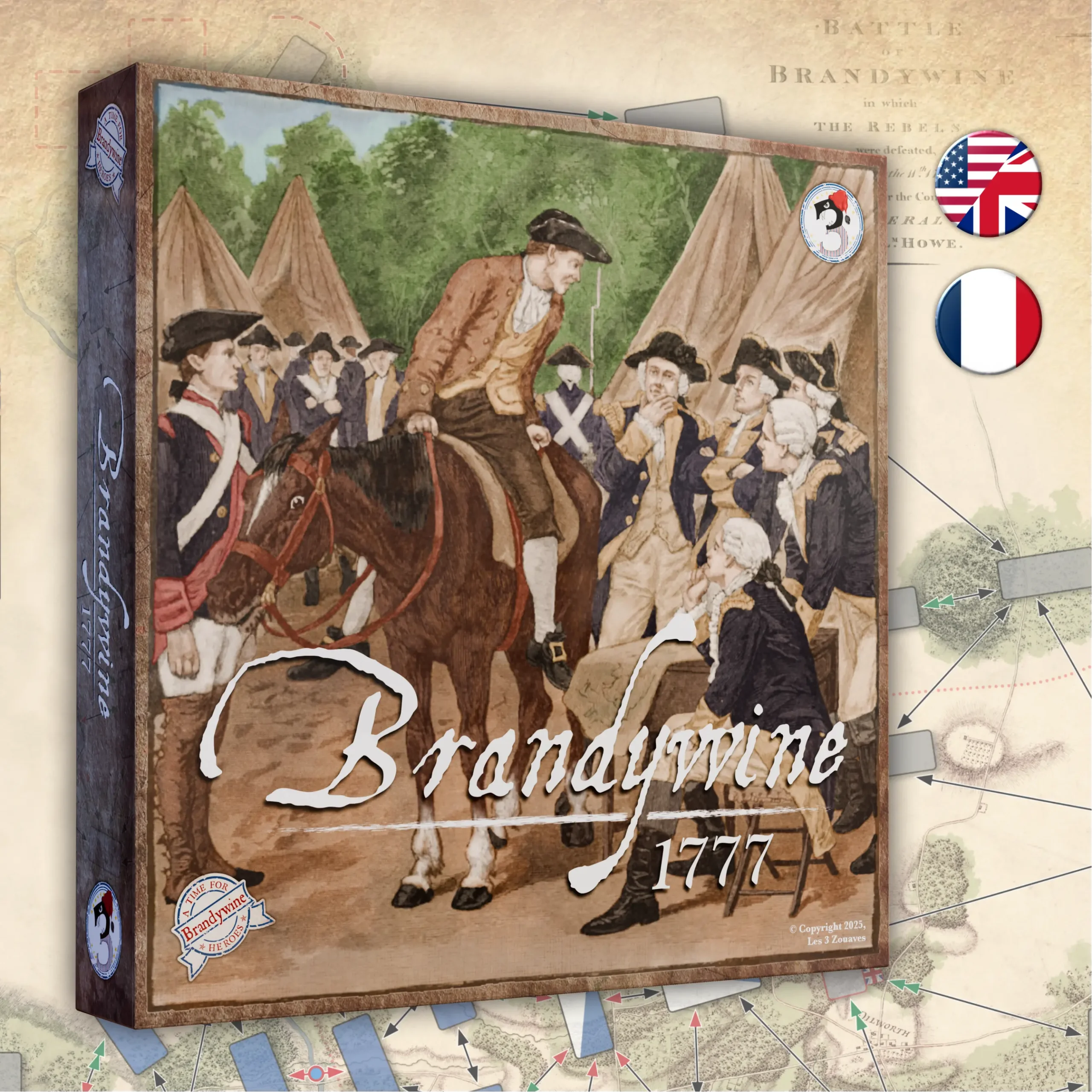 Boite du jeu Brandywine, 1777 – A Time for Heroes